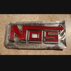 NOS Emblem Badge approximately 5"